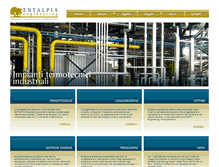 Tablet Screenshot of entalpiaengineering.it